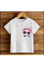 Kiz Çocuk Baskili T-shirt